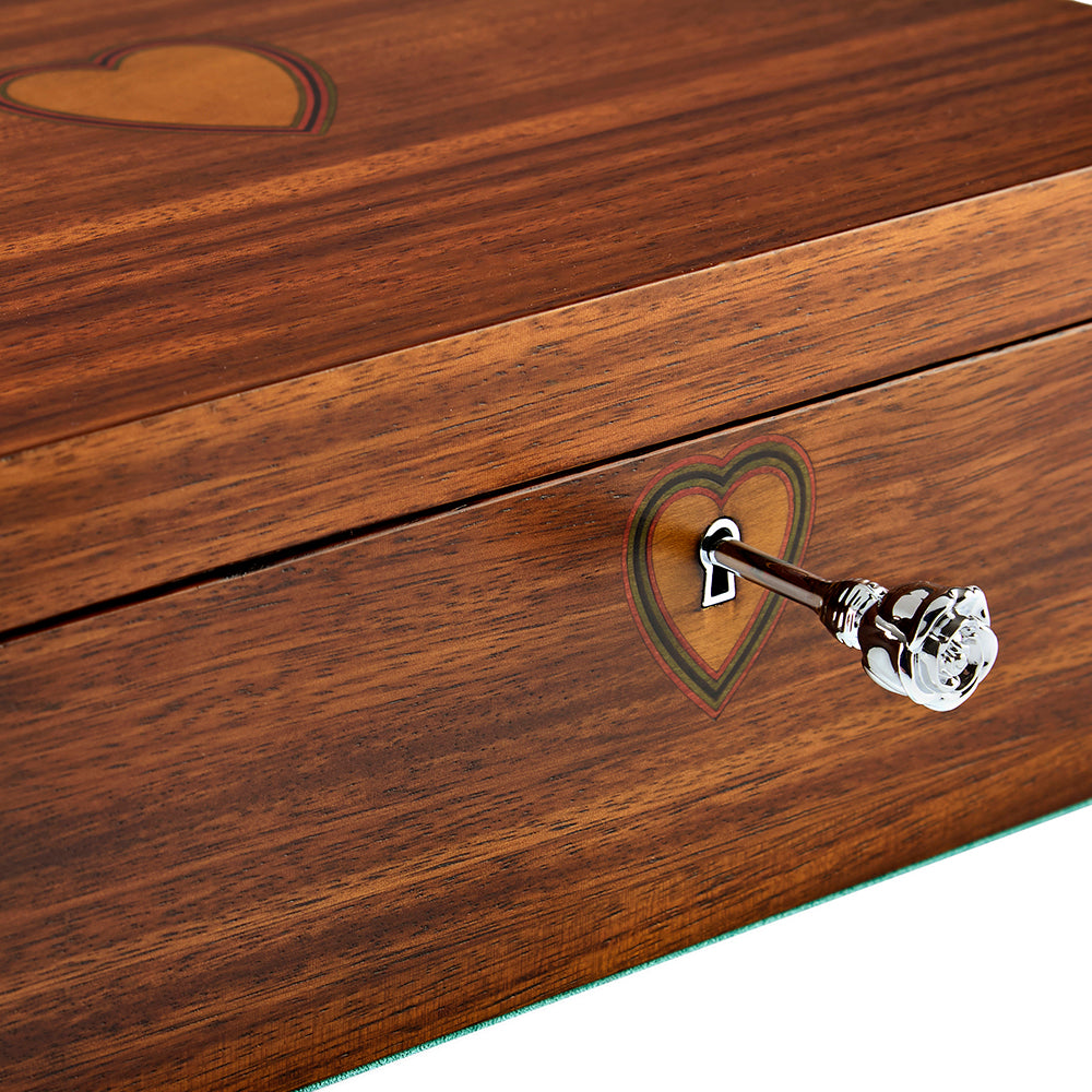 WOLF 1834 Ballet Musical Jewelry Box - Sleeping Beauty Walnut Wood - Image 7