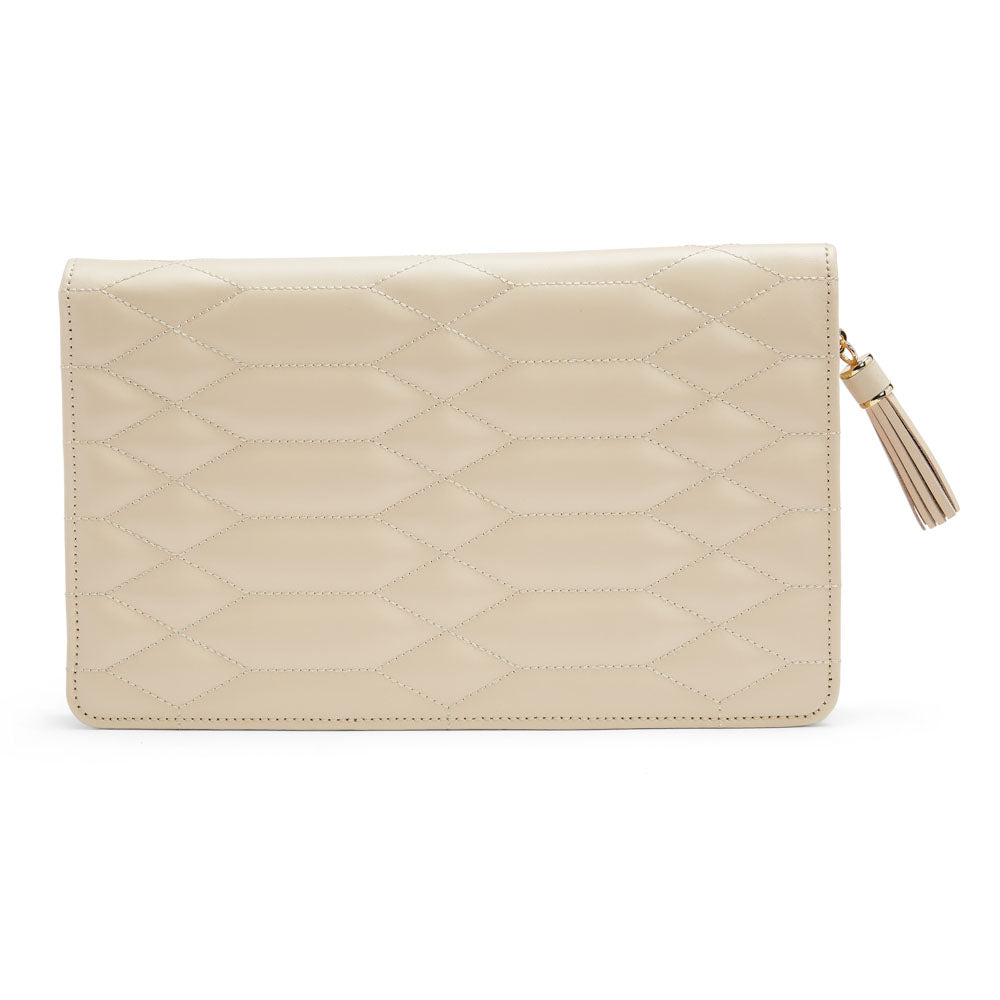 WOLF 1834 Caroline Large Jewelry Portfolio – Ivory - Image 1