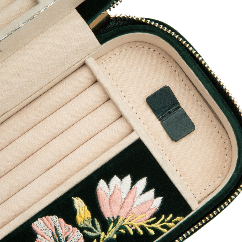 WOLF 1834 Zoe Travel Zip Case – Forest Green - Image 5