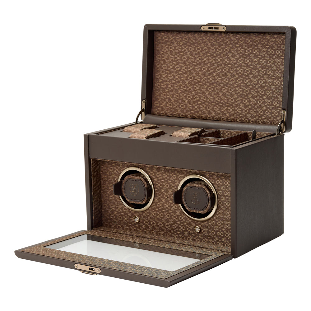 WOLF 1834 Earth Double Watch Winder – Coffee (190th Anniversary Edition) - Image 3