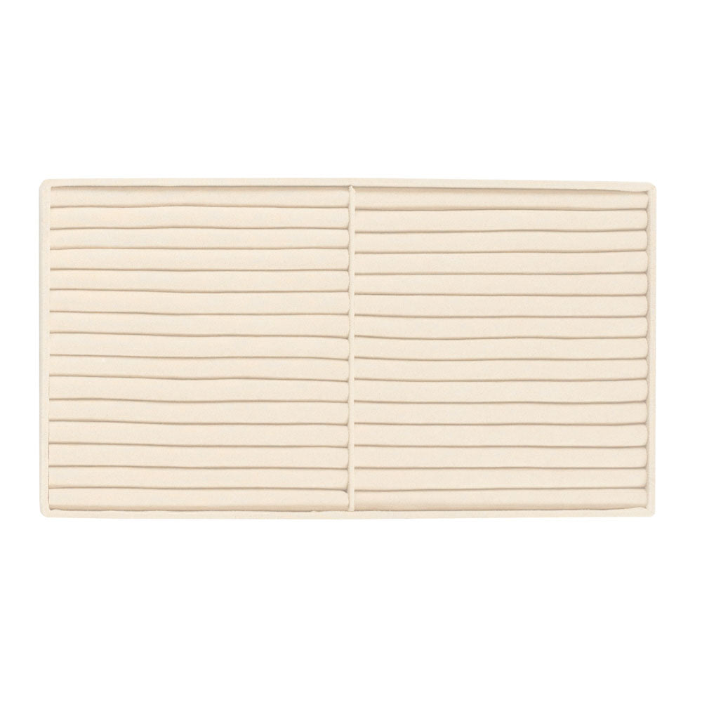WOLF 1834 Vault Insert Tray – Ring, Beige – 28 Ring Rolls with LusterLoc™ Anti-Tarnish Lining - Image 2