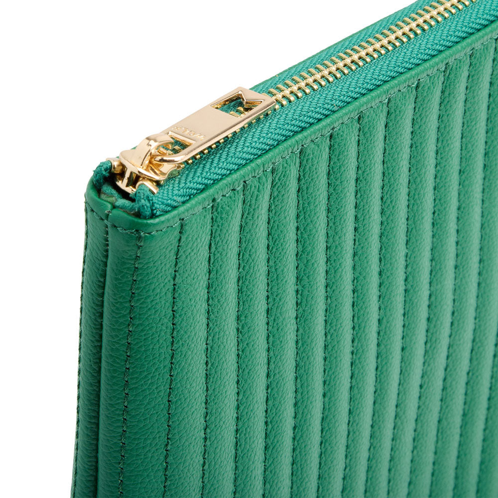 WOLF 1834 Mimi Laptop Sleeve 13" with Handle - Forest Green - Image 5