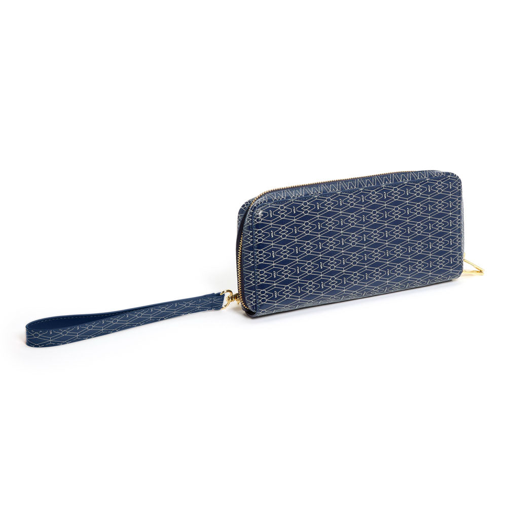 WOLF 1834 Signature Travel Case – Blue | RFID Blocking, Vegan Recycled Materials - Image 3