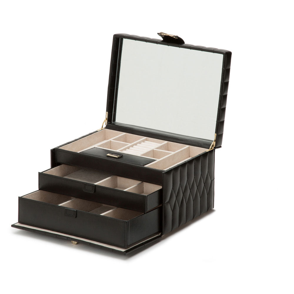 WOLF 1834 Caroline Medium Jewelry Case – Black - Image 3