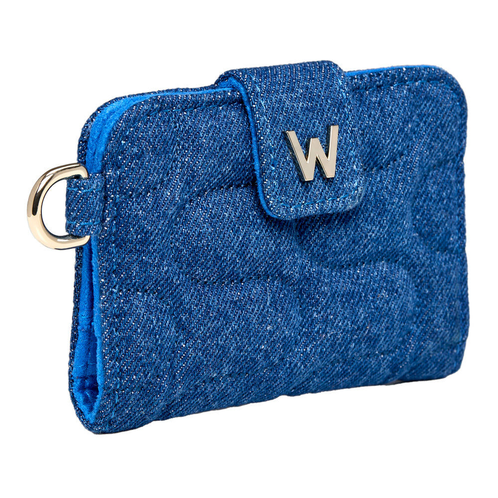 WOLF 1834 Mimi Swirl Card Case - Denim - Image 3