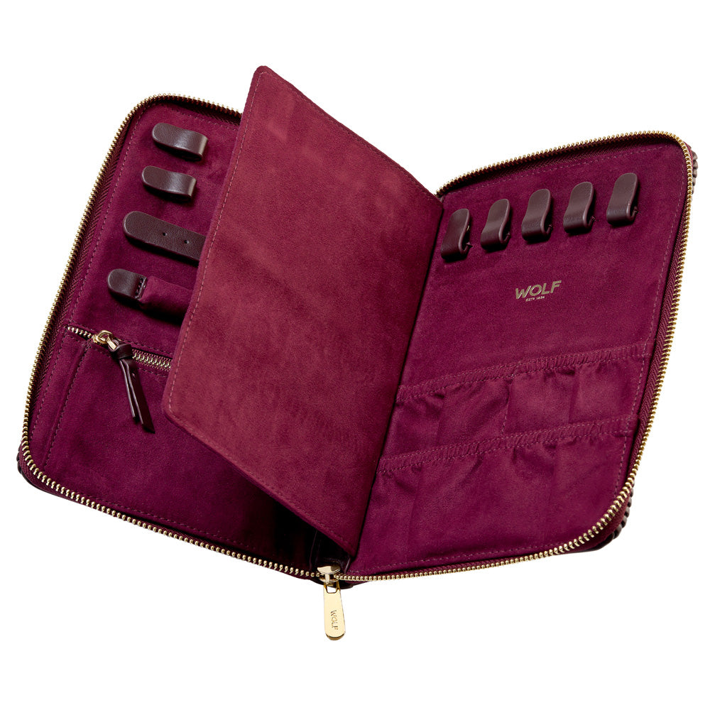 WOLF 1834 Bella Jewelry Portfolio – Bordeaux - Image 3