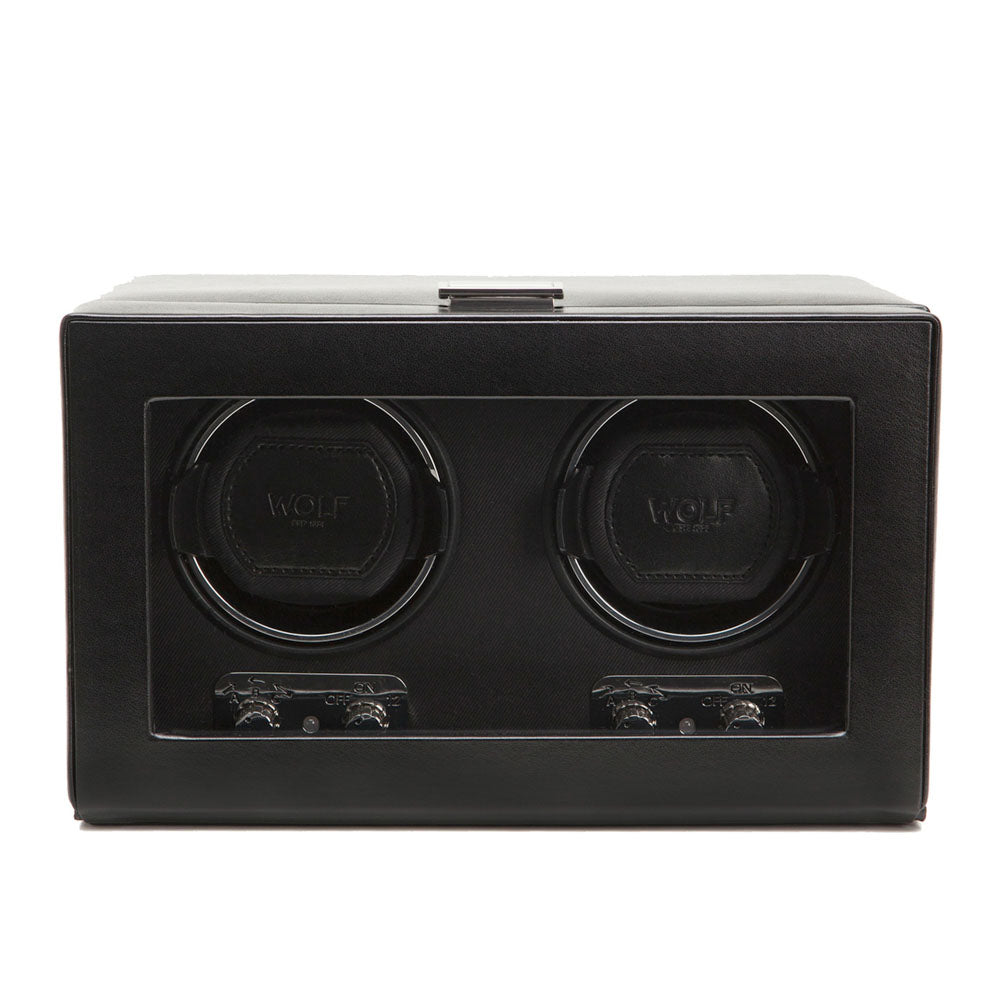 WOLF 1834 Heritage Double Watch Winder – Black - Image 1