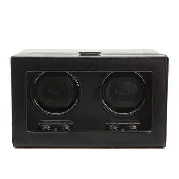WOLF 1834 Heritage Double Watch Winder – Black - Image 1