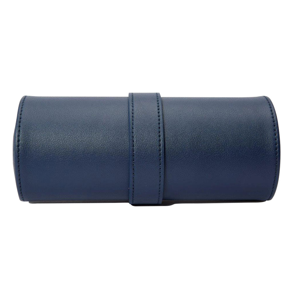 WOLF 1834 Heritage Watch Roll – Navy, Holds 3 Watches - Image 6