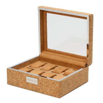 WOLF 1834 x Analog:Shift 1976 Collection 8-Piece Watch Box - Cork & Steel