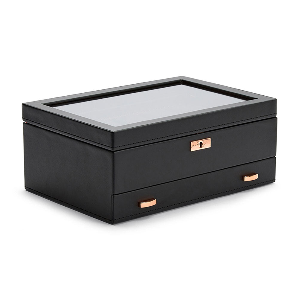 WOLF 1834 Axis 10-Piece Watch Box with Drawer – Copper - Image 2