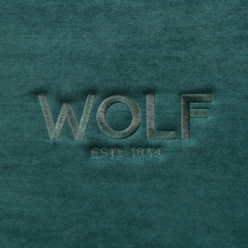 WOLF 1834 Athos Watch and Jewelry Safe – Green - Image 1