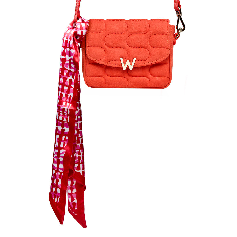 WOLF 1834 Mimi Swirl Mini Bag - Radiant Red - Image 3