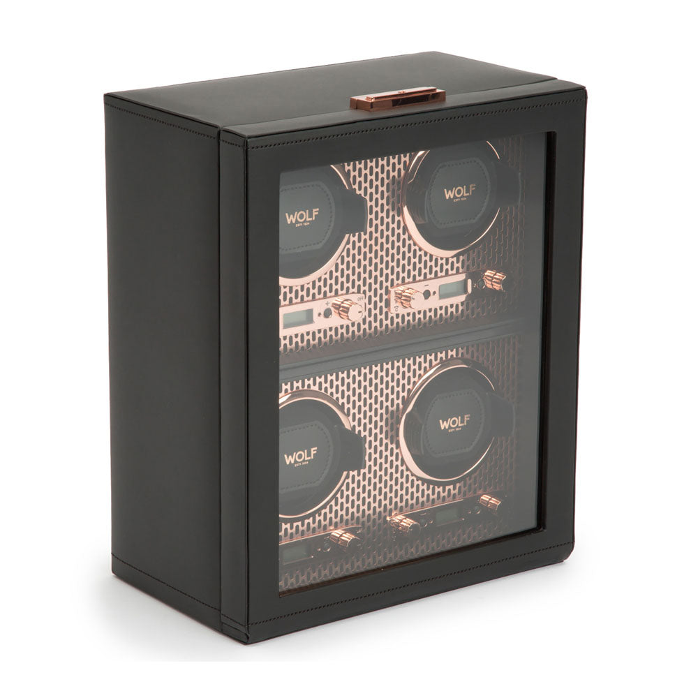 WOLF 1834 Axis 4 Piece Watch Winder – Copper - Image 2