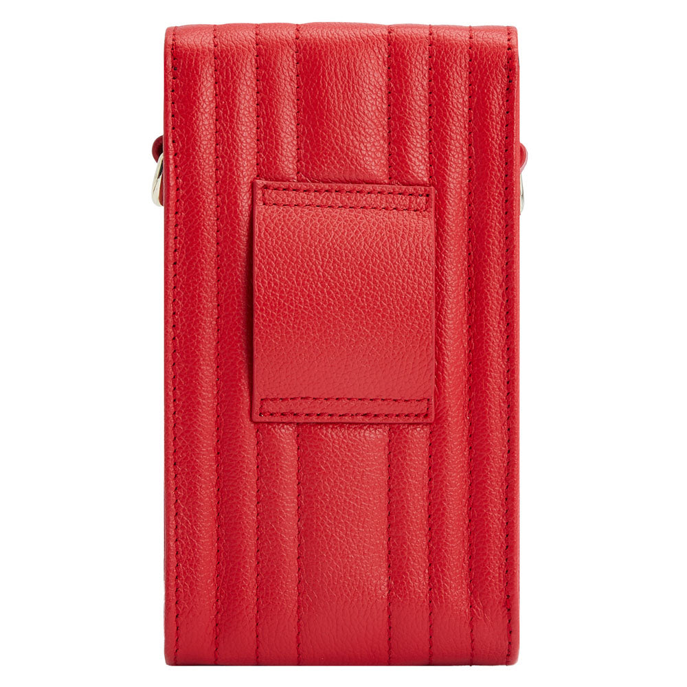 WOLF 1834 Mimi Phone Case with Wristlet & Lanyard – Red - Image 4