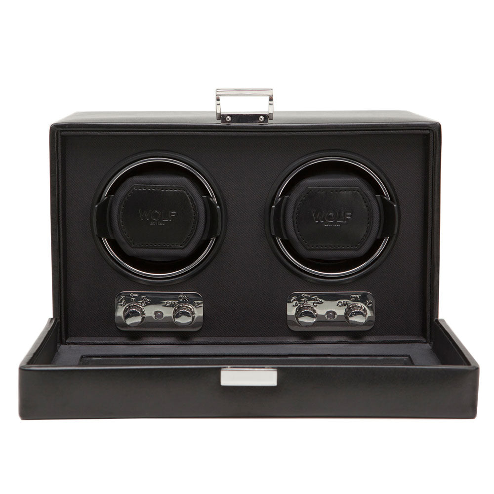 WOLF 1834 Heritage Double Watch Winder – Black - Image 2