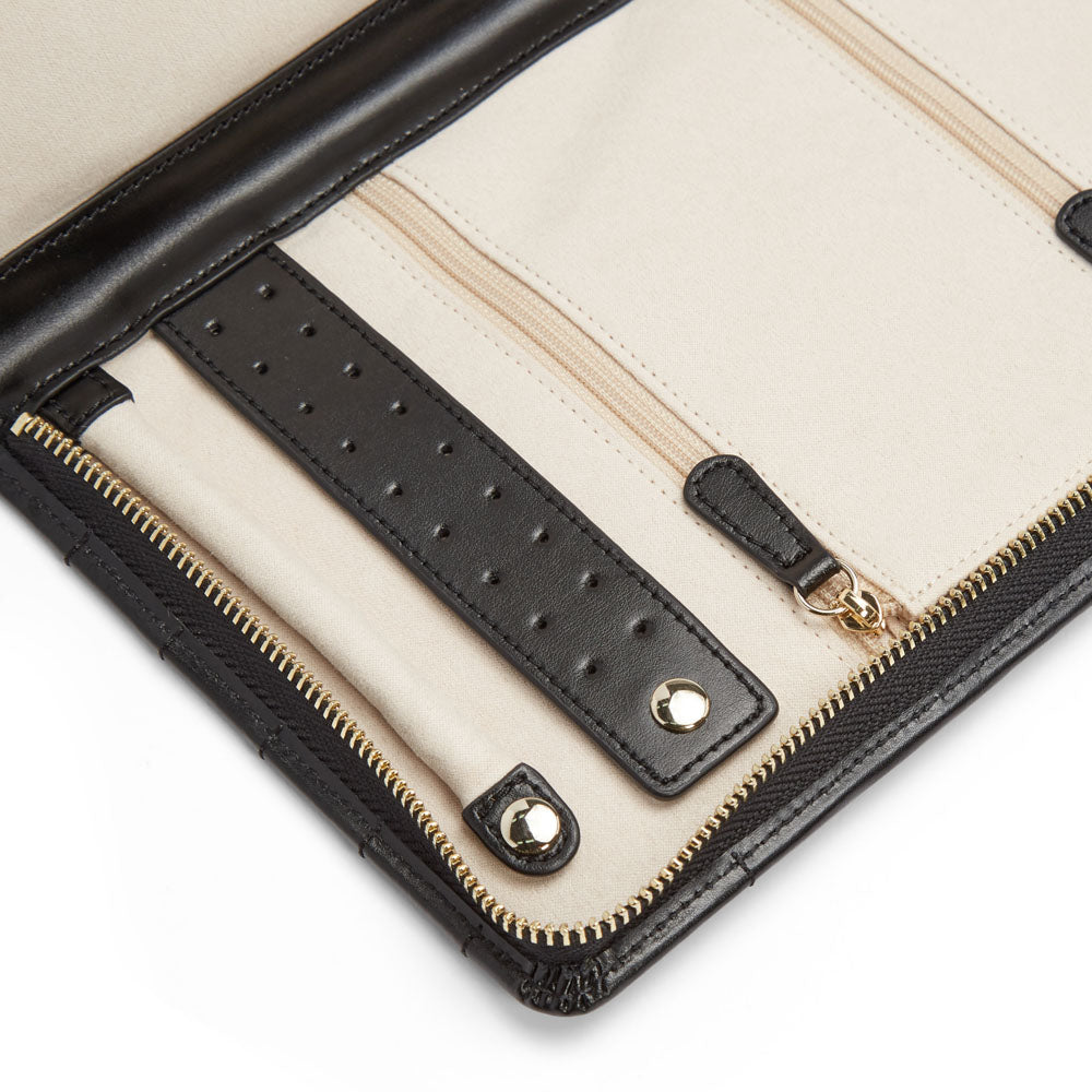 WOLF 1834 Caroline Large Jewelry Portfolio – Black - Image 4