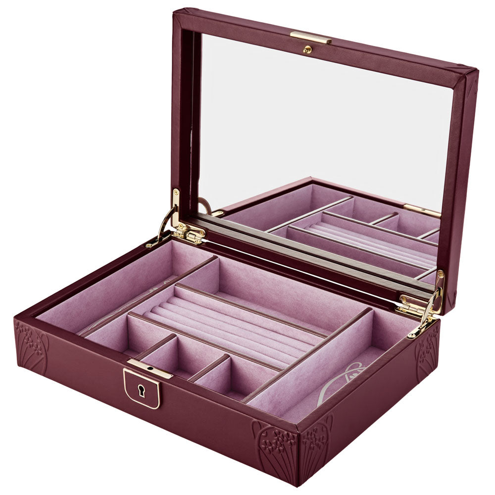WOLF 1834 X Liberty Medium Jewelry Box – Burgundy - Image 3