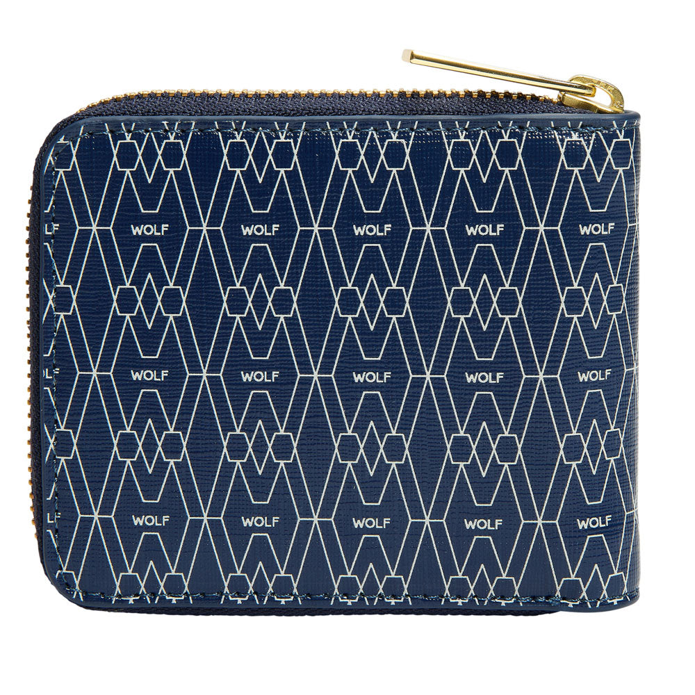 WOLF 1834 Signature Zip Wallet - Blue - Image 3
