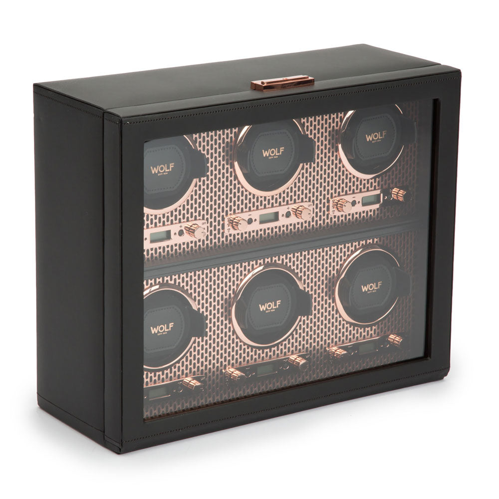 WOLF 1834 Axis 6-Piece Watch Winder - Copper - Image 2
