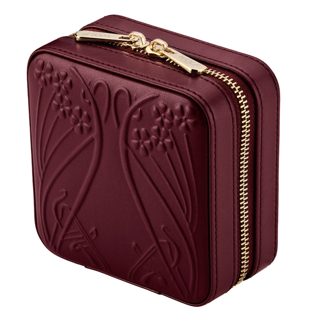 WOLF 1834 x Liberty Small Travel Zip Case - Burgundy - Image 3