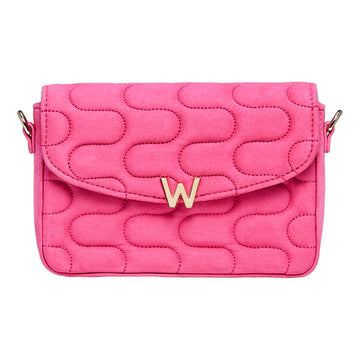 WOLF 1834 Mimi Swirl Cross Body Bag with Scarf – Pink Flash - Image 1