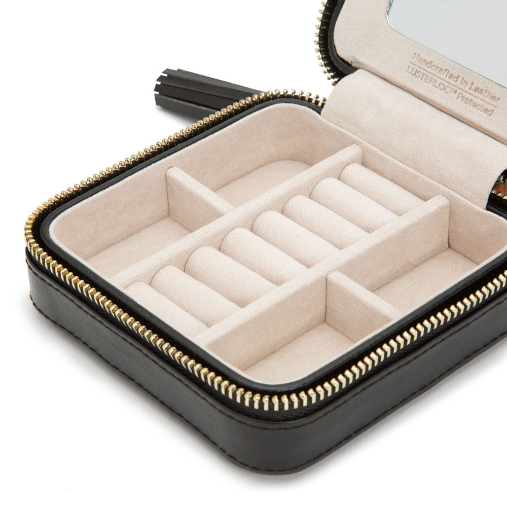 WOLF 1834 Caroline Zip Travel Case - Black - Image 4