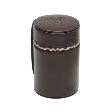 WOLF 1834 WM Brown Negroni Astuccio Beverage Case – Brown Leather - Image 1