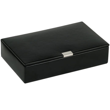 WOLF 1834 Heritage 15-Piece Cufflink Box – Black - Image 1