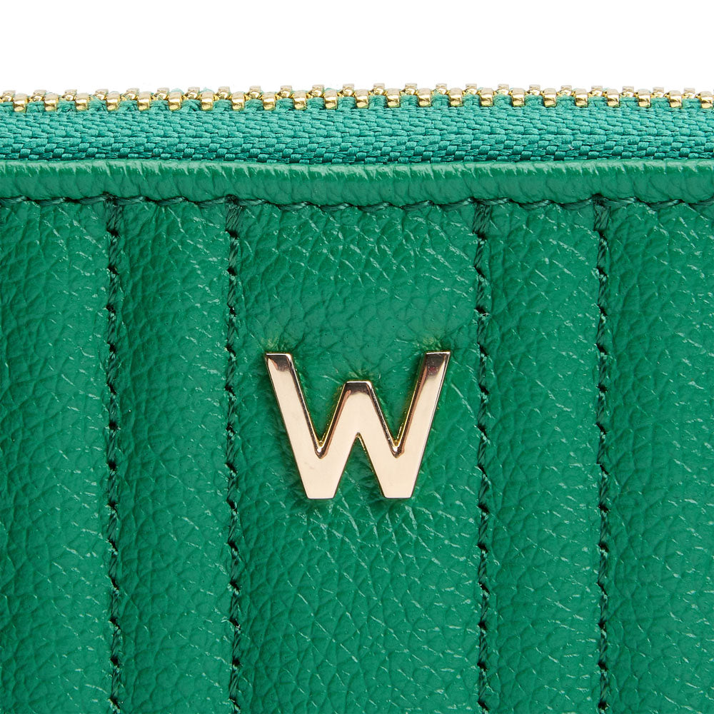 WOLF 1834 Mimi Laptop Sleeve 13" with Handle - Forest Green - Image 6