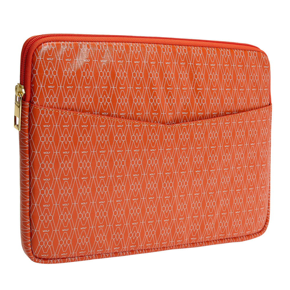 WOLF 1834 Signature Laptop Zip Case – Orange - Image 2