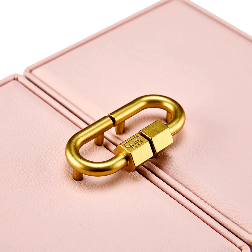 WOLF 1834 Marla Aaron Baby Everything Box – Pink Vegan Leather Jewelry Case - Image 7