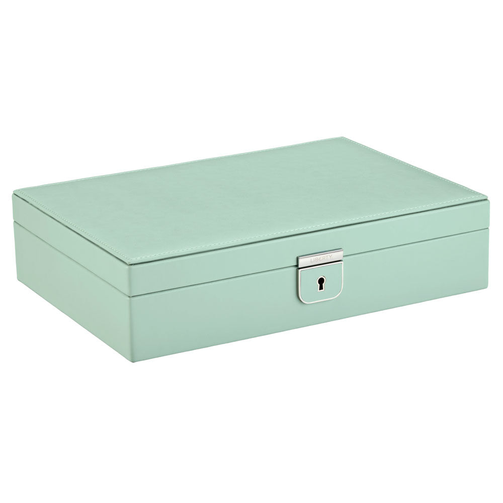 WOLF 1834 X Liberty Medium Jewelry Box – Sage Green - Image 2