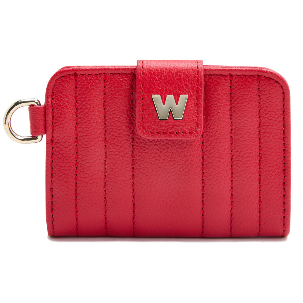 WOLF 1834 Mimi Credit Card Holder with Wristlet – Red - Image 2