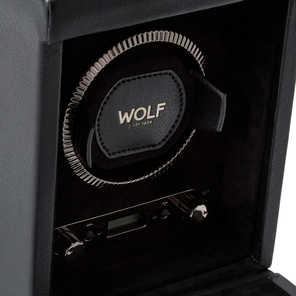 WOLF 1834 British Racing Single Watch Winder - Black - Image 5