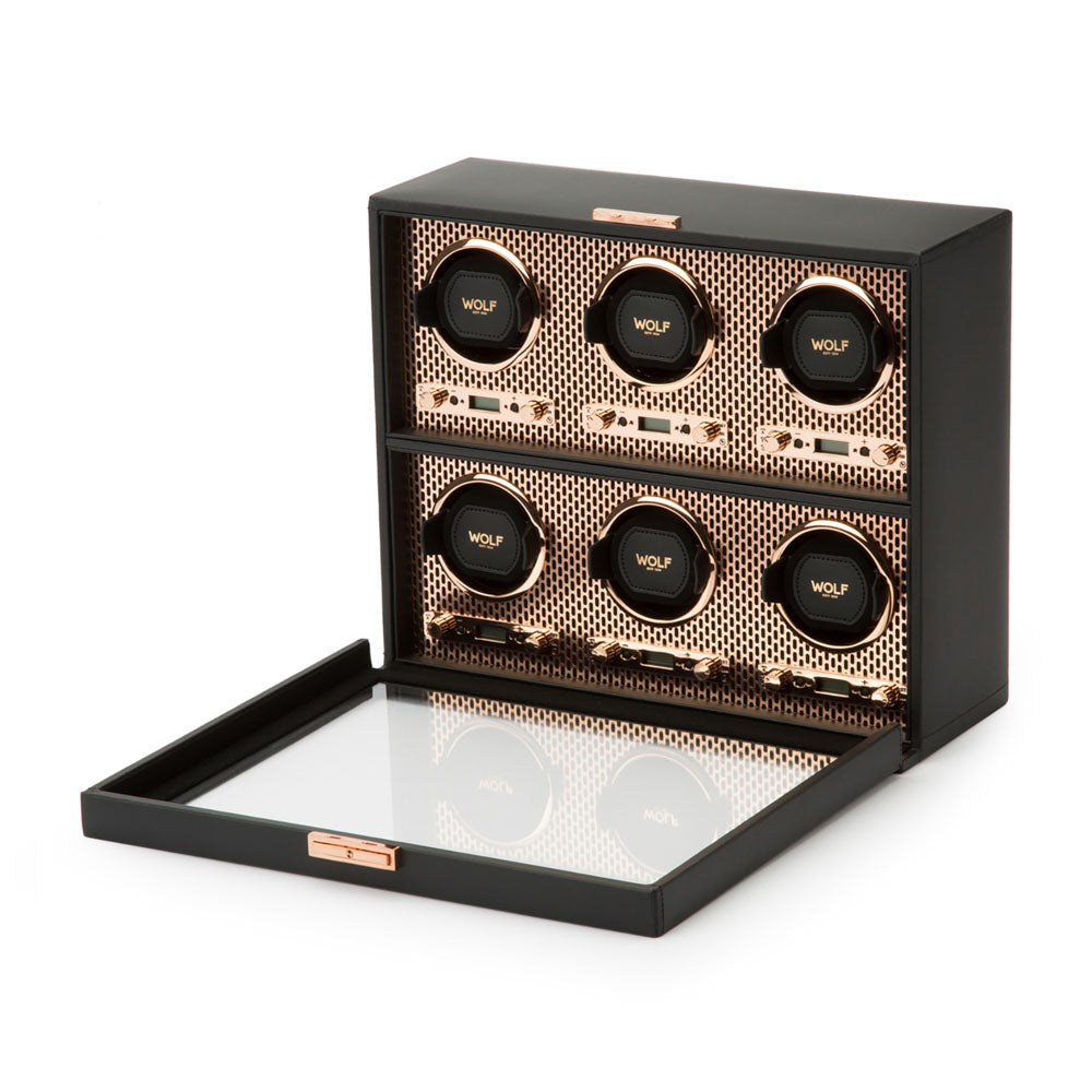 WOLF 1834 Axis 6-Piece Watch Winder - Copper - Image 3