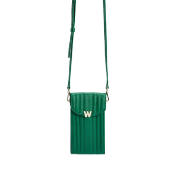WOLF 1834 Mimi Phone Case with Wristlet & Lanyard – Forest Green - Image 1