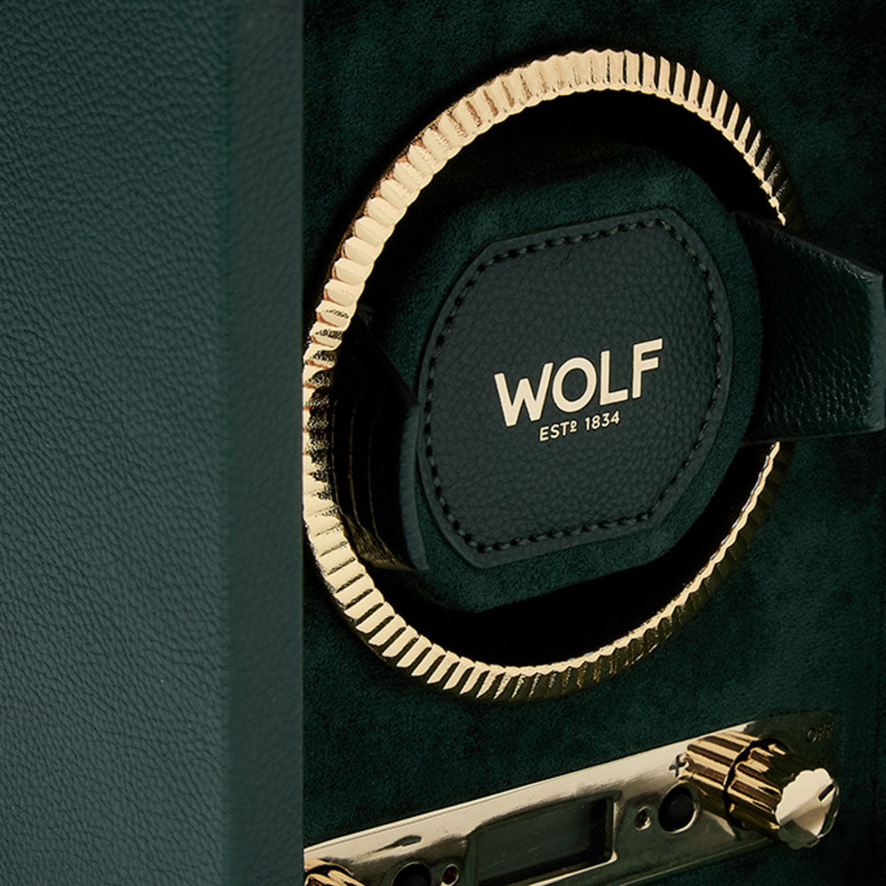 WOLF 1834 British Racing Single Watch Winder – British Racing Green - Image 5