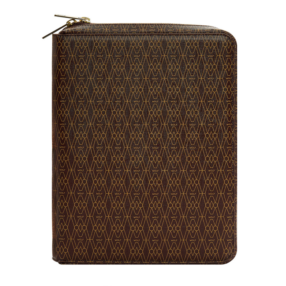 WOLF 1834 Signature iPad Tech Case – Brown - Image 1