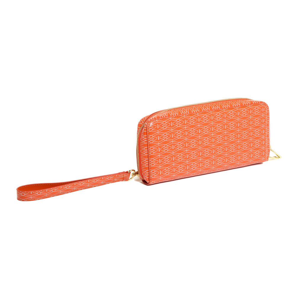 WOLF 1834 Signature Travel Case – Orange (Vegan, RFID Blocking, Watch Storage) - Image 3