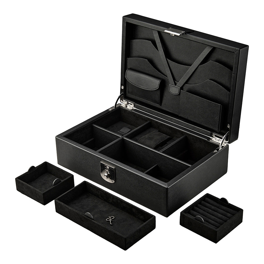WOLF 1834 Philipp Watch and Jewelry Lifestyle Box – Black - Image 4