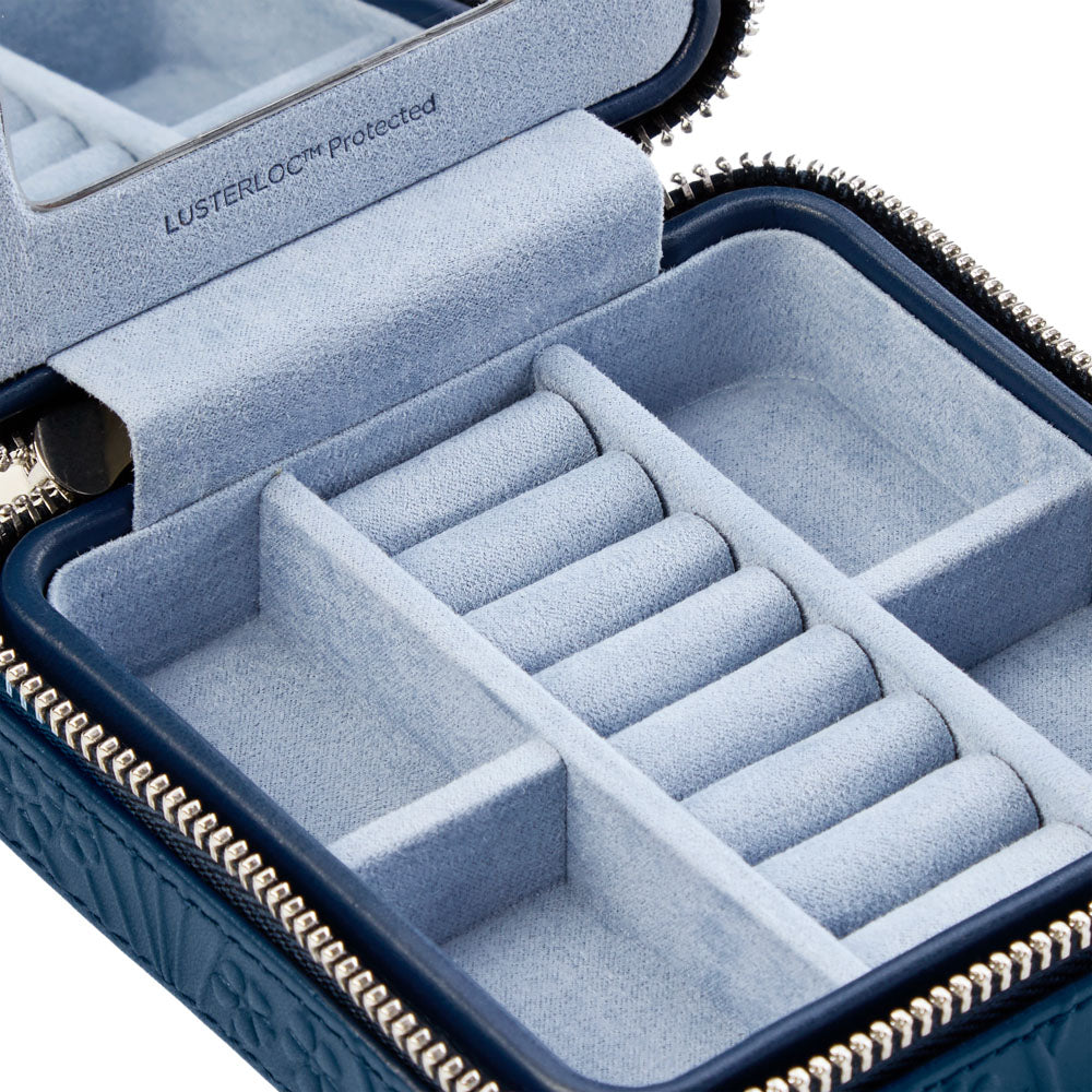 WOLF 1834 X Liberty Small Travel Zip Case – Navy - Image 6