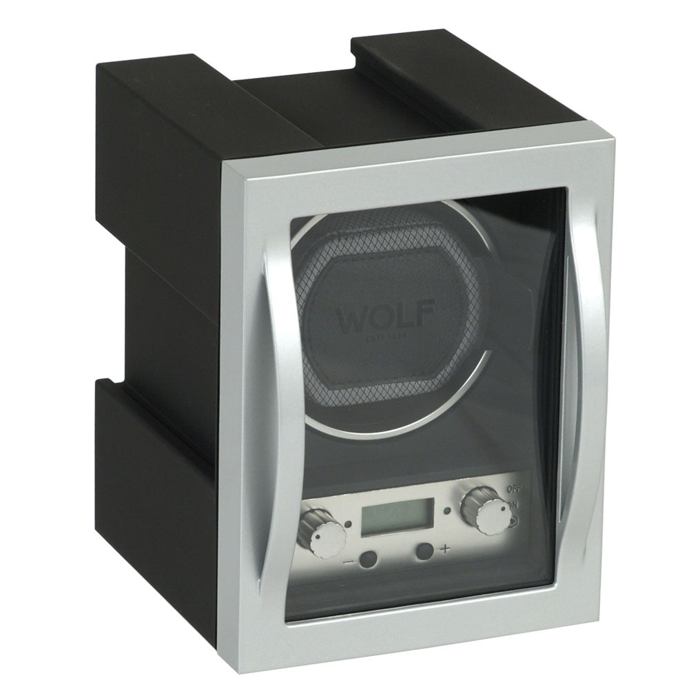 WOLF 1834 Module 4.1 Watch Winder – Black (Single Module, Stackable) - Image 2