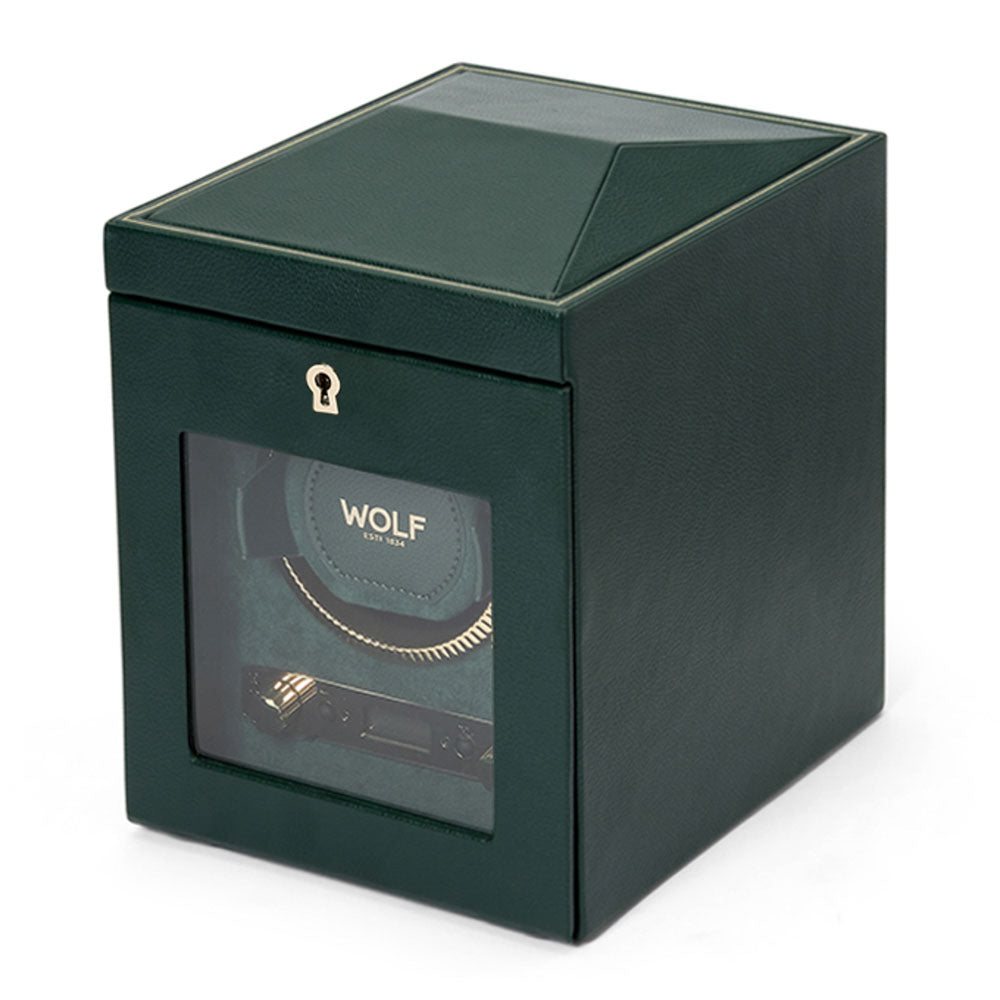 WOLF 1834 British Racing Single Watch Winder – British Racing Green - Image 2