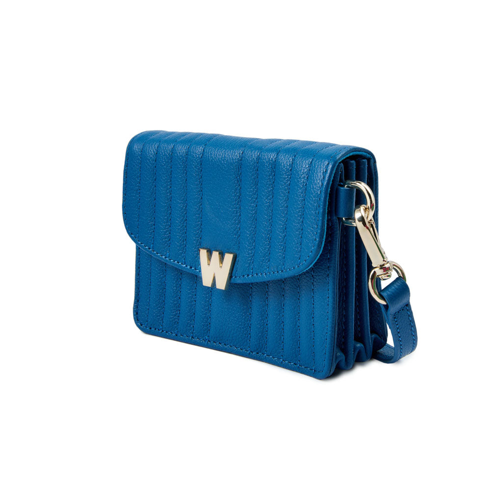 WOLF 1834 Mimi Mini Bag with Wristlet & Lanyard – Marine - Image 5