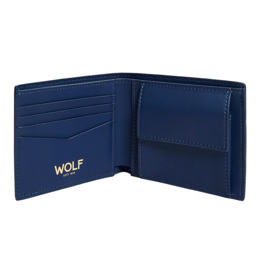 WOLF 1834 Signature Billfold and Coin - Blue - Image 3