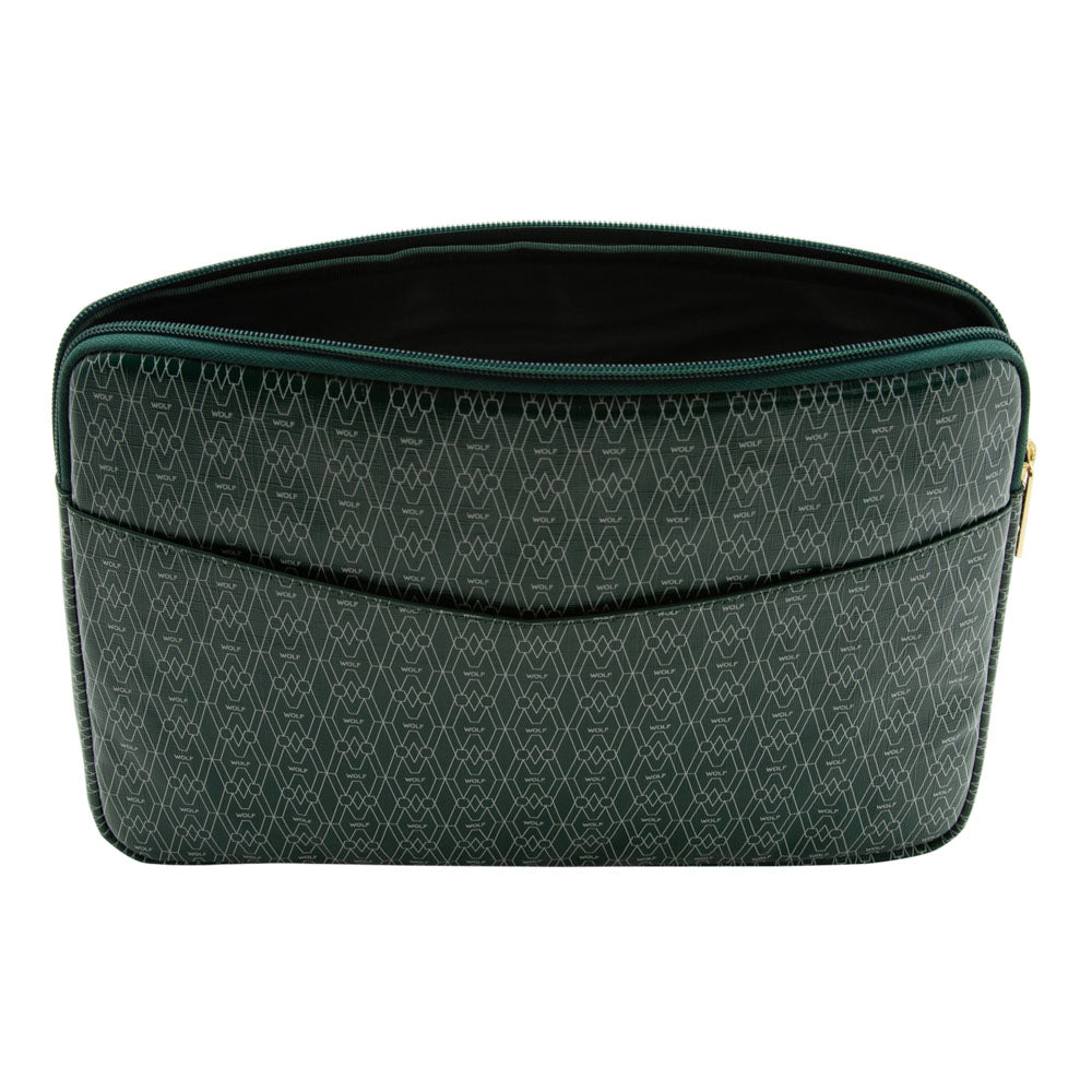 WOLF 1834 Signature Laptop Zip Case – Green - Image 3