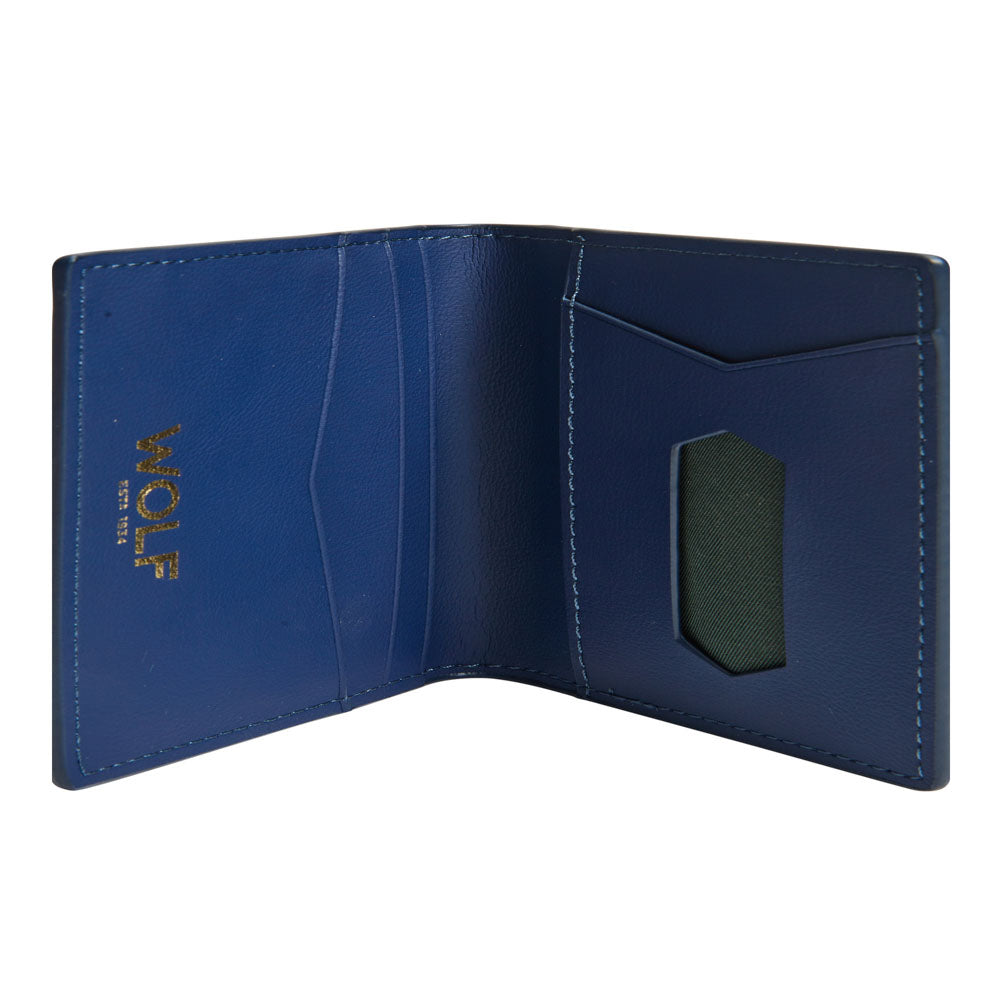 WOLF 1834 Signature ID Card Case - Blue with RFID Protection - Image 3