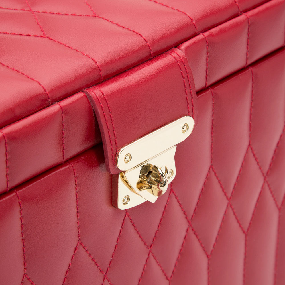 WOLF 1834 Caroline XL Jewelry Case Red | 43 Compartments - Image 5