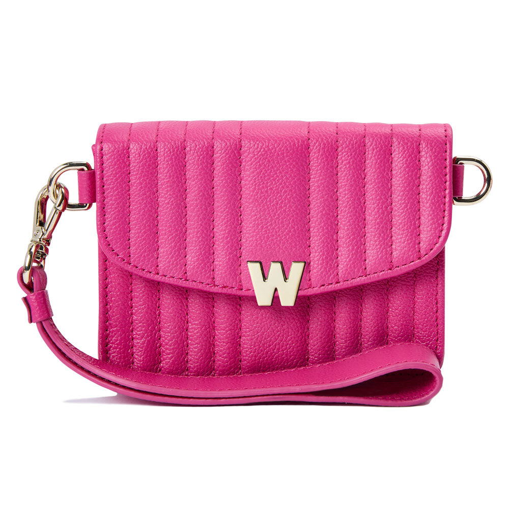 WOLF 1834 Mimi Mini Bag with Wristlet & Lanyard – Pink - Image 3
